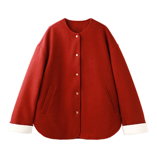 【圣诞限定】PENNYPENG惊鸿羽绒服轻盈精梳羊毛90绒鹅绒服外套