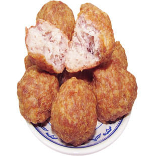 天津特色早点老味炸素卷圈茄夹藕夹 天津卫天津味口味咸夹大饼吃