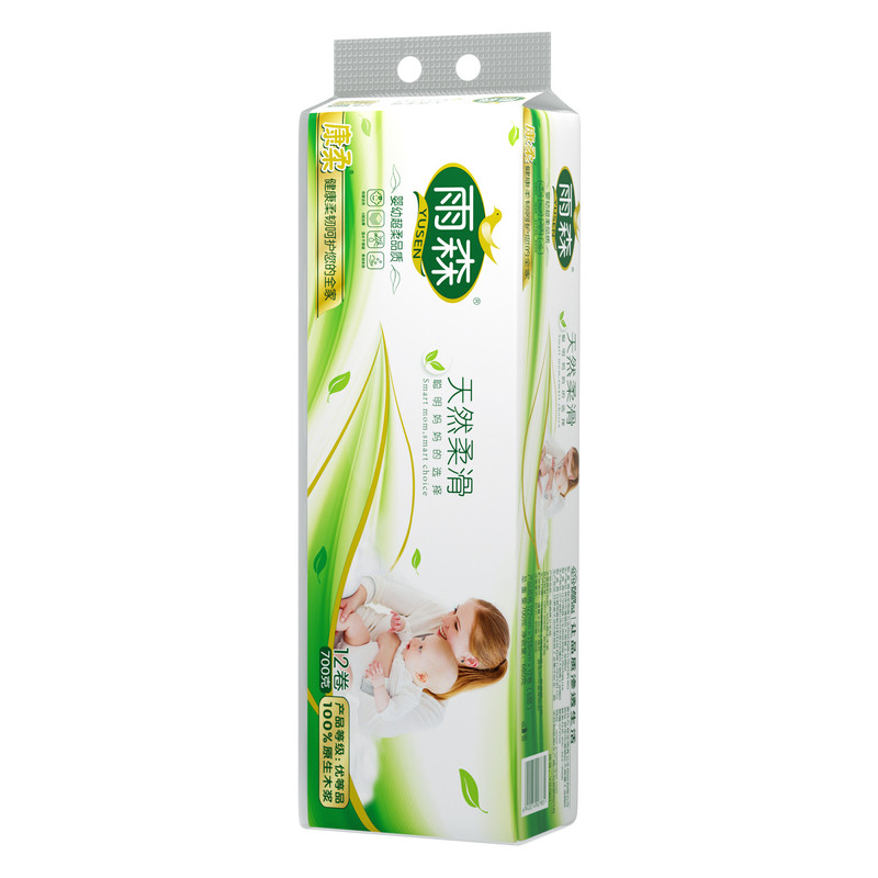 雨森妇婴中长700克卫生纸