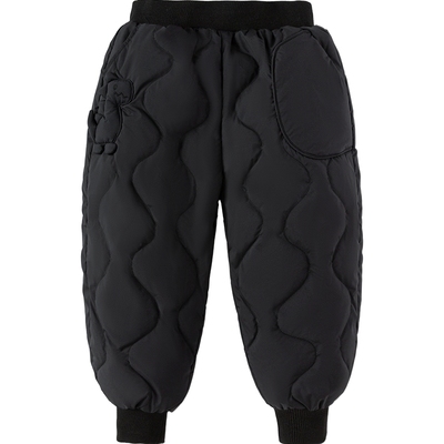 巴拉巴拉男童羽绒裤小童宝宝裤子秋冬款童装儿童保暖长裤婴儿棉裤