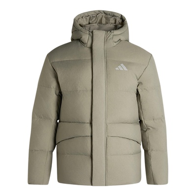 Adidas/阿迪达斯正品2025LINEAR男士保暖连帽羽绒服KR0937