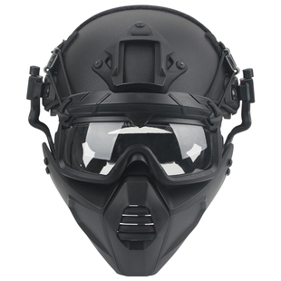 战术兵FAST战术头盔多维分体式面具护目镜特种训练防暴重型战斗盔