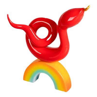 阿斯蒙迪苏凌志原创生肖蛇摆件