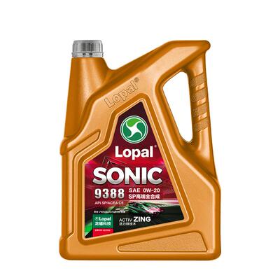 龙蟠1号SONIC9388大众蓝油版0W20 SP/C5全合成汽车发动机机油4L