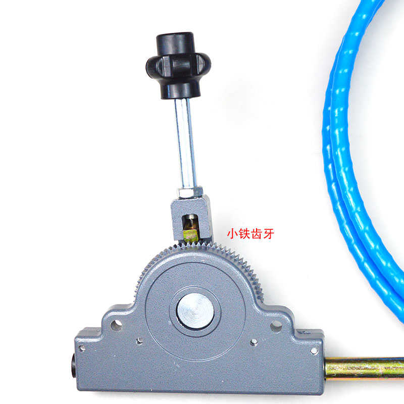 船挂机挂桨机手动油门控制器自锁推拉软轴自锁油门头油门线拉索