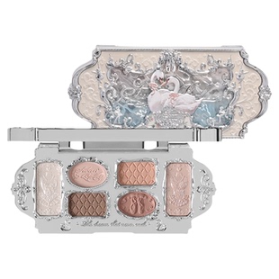 花知晓眼影白天鹅六色眼影天使芭蕾系列01白天鹅粉蝴蝶眼影盘正品