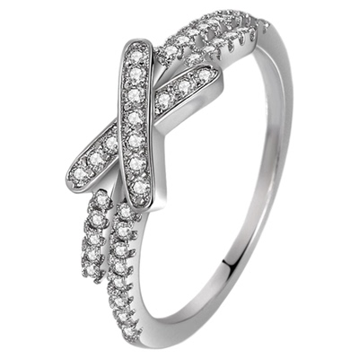 进口新款16号订做钻小众型戒指