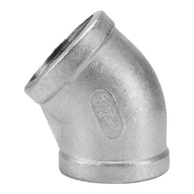 316L不锈钢丝扣弯头不锈钢内丝直弯头内牙弯头45度内外弯头135度