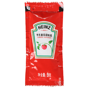 亨氏番茄酱整箱9g*600小包番茄沙司炸鸡薯条汉堡披萨酱小包装商用