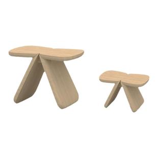 卷宗商店 | Donxi Butterfly Stool实木蝴蝶凳换鞋凳茶几