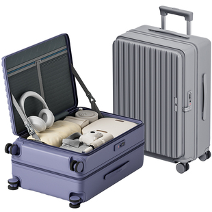 理想主义大容量前置开口行李箱2025扩展旅行拉杆箱女28寸密码皮箱