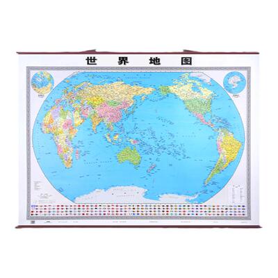 新版地图挂图墙面装饰画