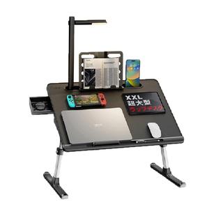 赛鲸床上小桌子可折叠移动升降学习桌儿童成人阅读电脑书桌台灯桌