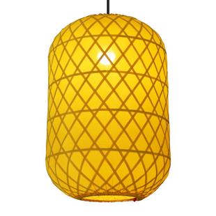 手工竹编灯笼广告定制印字饭店大排档日式竹子餐厅火锅店中式吊灯