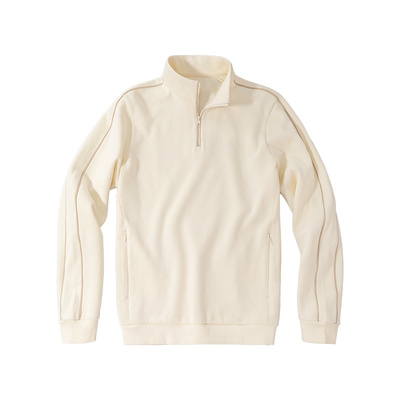 MrBu布先生拉链连帽夹克保暖秋冬双侧口袋抽绳针织外套男PT15531