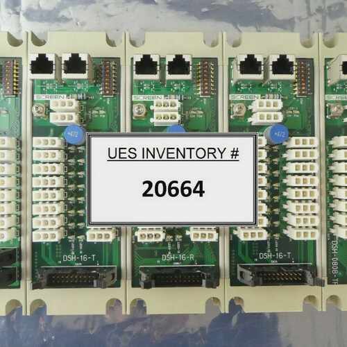 DNS Dainippon Screen DSH Network PCB Module Set of 5 DSH-080