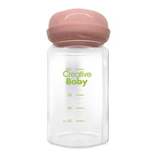 Creative Baby 宽口径多功能玻璃储奶瓶 母乳保鲜瓶储存玻璃杯