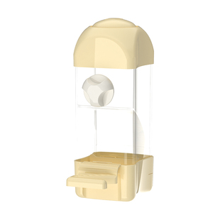 再再星舰鹦鹉自动喂食器食盒盘喂鸟用大容量谷壳分离器防撒溅用品