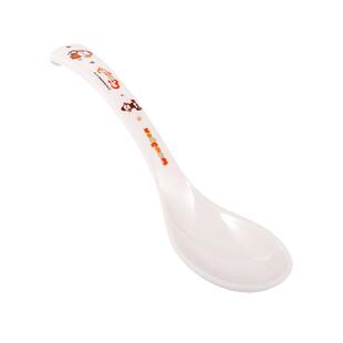 五和吉祥兔儿童汤勺密胺宝宝学吃饭勺子防摔幼儿园卡通勺喂饭匙羹