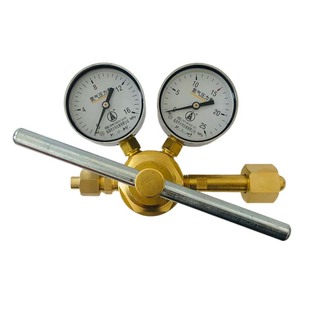 高压氮气减压器YQD-16型铜镀镍减压阀16x25减压表临海市大华仪表