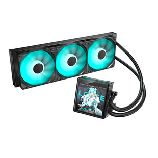 金河田PVL360水冷3.95英寸磁吸一体式水冷散热器CPU电脑ARGB风扇