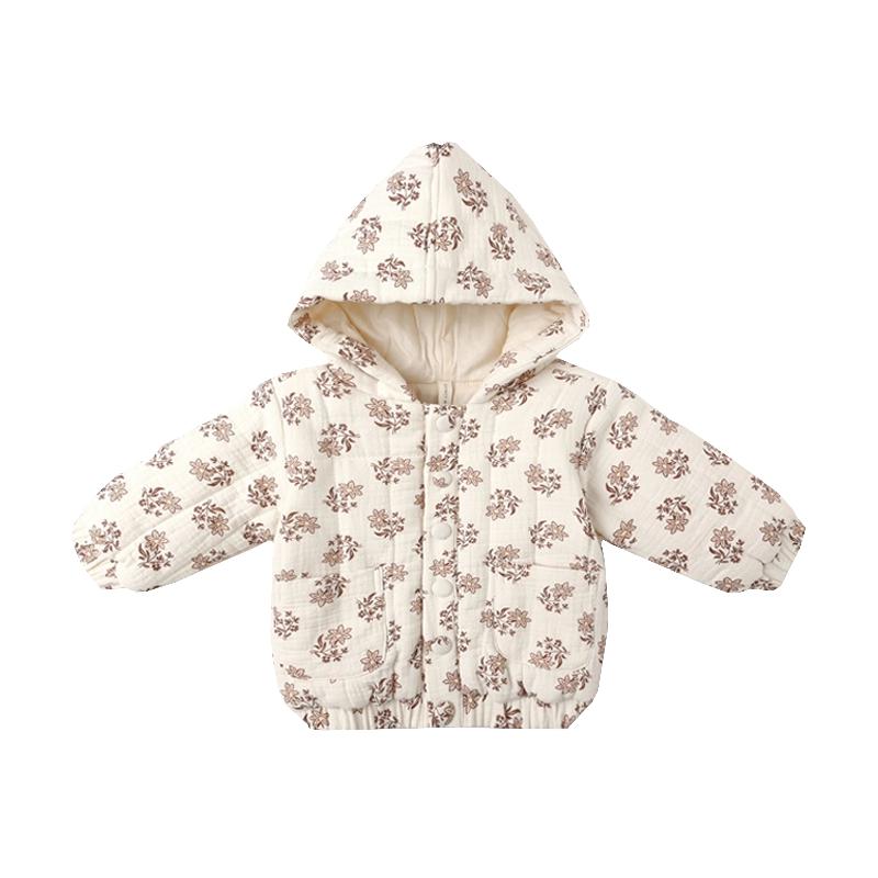 QuincyMae男女童连帽保暖棉服