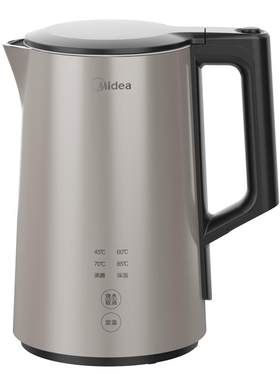 美的电热水壶保温1.5L316不锈钢