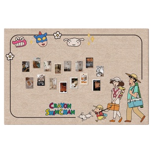 毛毡板墙贴照片墙展示墙羊毛毡板软木板客厅玄关入户门留言板魔术贴书房桌面装饰便签板拍立得家用温馨免打孔