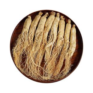 长白山干参生晒参白参煲汤泡酒干人参东北特产足龄老干参整枝滋补