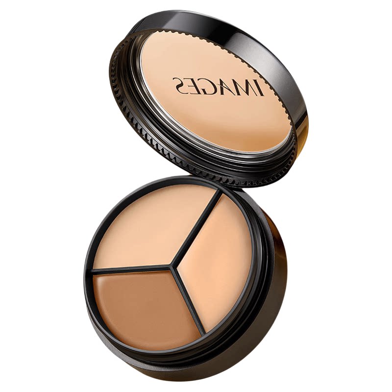 形象美三色遮瑕膏轻薄遮瑕提亮肤色底妆自然清新护肤粉底化妆品