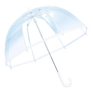 雨中曲雨伞舞蹈道具儿童透明白色鸟笼伞六一表演演出群舞手持道具