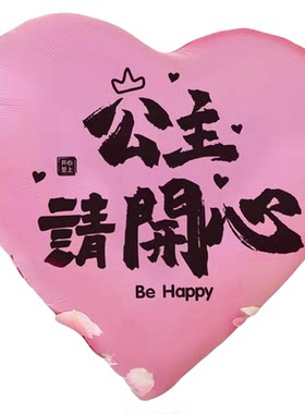 女朋友请暴富生日快乐公主爱心