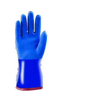 防水手套加绒加厚防寒劳保棉洗车保暖干活冬季男防冻工作耐磨专用