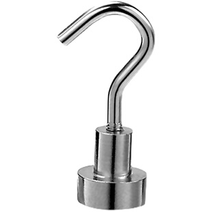 磁吸挂钩免打孔壁挂式无痕冰箱磁铁钥匙挂钩创意门后吸铁磁力粘钩