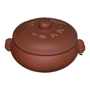 一人食小号汽锅炖盅正宗宜兴紫砂煲汤家用迷你汽锅鸡商用蒸锅气锅