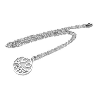 barcode欧美黑暗元素笑脸项链