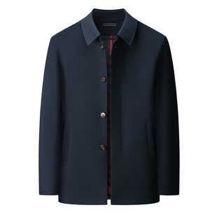 罗蒙极简穿搭单排扣免烫抗皱夹克2026新款轻商务休闲行政外套衣服