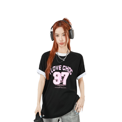 ILOVECHOC宽松潮酷上衣t恤