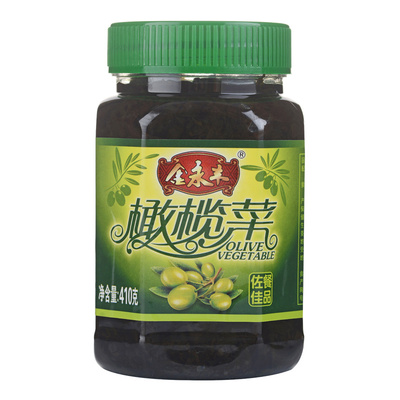 金永丰橄榄菜瓶装潮汕小吃开胃菜