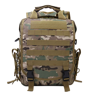 军迷战术斜挎包迷彩电脑包学生男女多功能双肩包户外手提单肩包