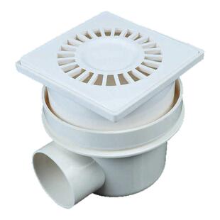 pvc 50单通道地漏同层排水地漏侧排道圆淋浴厕所下水道浴室地漏盖