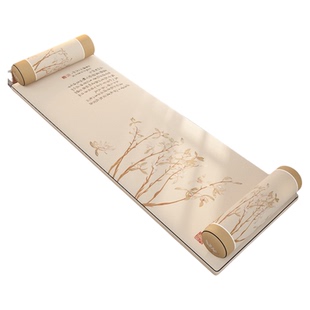 沙发垫九兰图中式宋式风格亚麻红木沙发垫飘窗垫坐垫罗汉床垫子