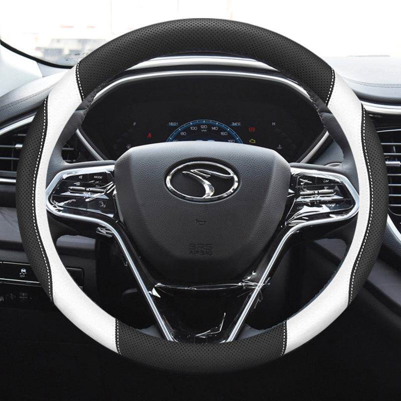 东南dx7方向盘套A5翼车缝手菱免舞致套v5dx3/dx5v3内饰悦真皮把菱