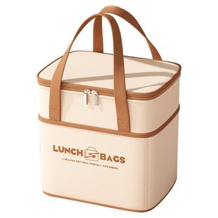 保温袋饭盒包大容量带饭手提袋子加厚铝箔便当午餐盒包上班族学生