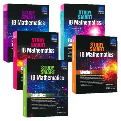 新加坡数学 SAP Study Smart IB Mathematics 聪慧学习 IB课程 代数 统计 函数 微积分 几何 高中数学教辅 数学考试用书 英文原版