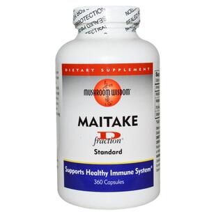 美国Maitake Mushroom Wisdom舞茸灰树花多糖胶囊蘑菇免疫360粒