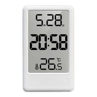 竖屏磁吸冰箱贴时钟温度日期显示闹钟大数字时钟电子表摆台式挂墙