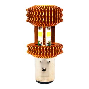 小龟王LED超高亮内置前大灯泡 鬼火摩托车讯鹰福喜电动车改装大灯