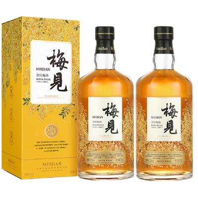 梅见金桂青梅酒12度750ml*2瓶微醺礼盒装