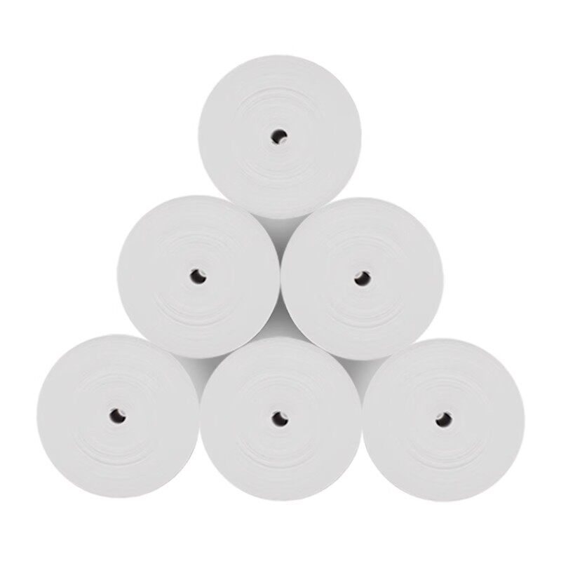 齐心热敏收银纸57x50mm打印纸80x80整箱高档58mm打印机外卖超市餐饮小票纸80x60x50酒店厨房57x40x